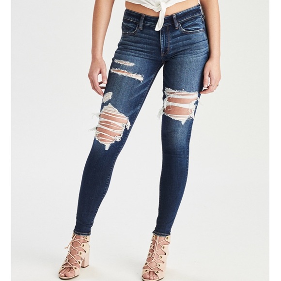 dark american eagle jeans